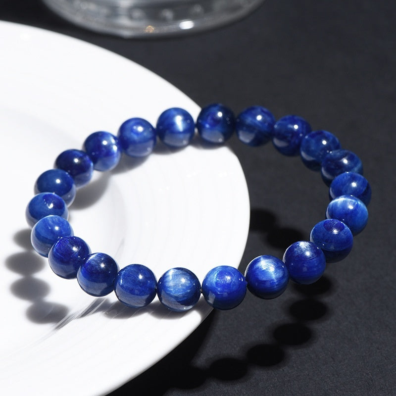 Natural Blue Crystal Ball Bracelet