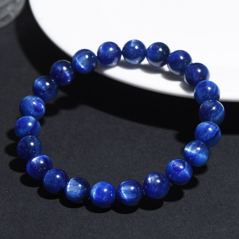 Natural Blue Crystal Ball Bracelet