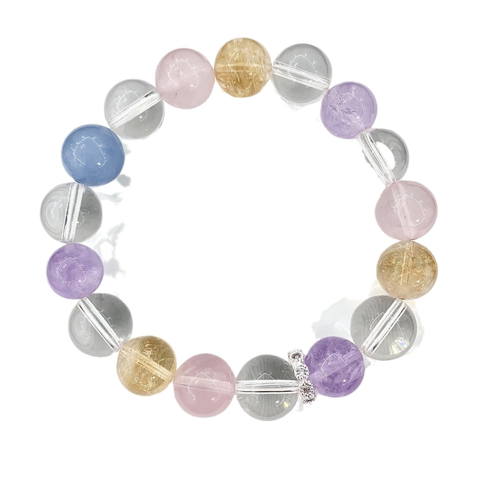 Natural Crystal Bracelet Duobao DIY Niche Original Design Crystal Bracelet