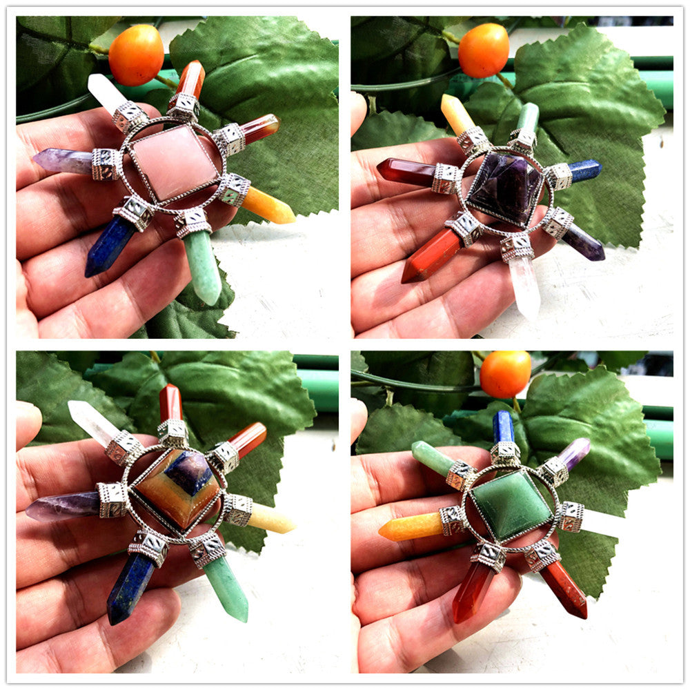 Crystal Stone Agate Pyramid Shape